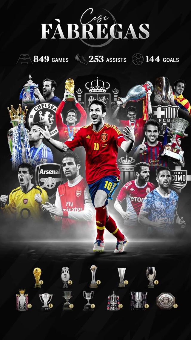 B体育-法布雷加斯挂靴从教，潇洒人生赢家还将妙笔生花？